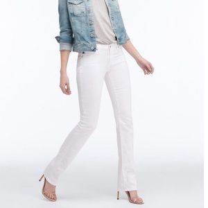 NEW AG jeans sz 29 The Ballad slim boot cut white